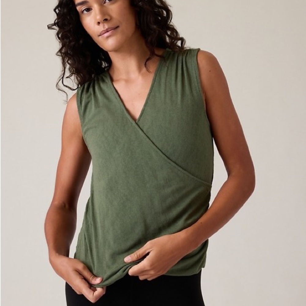 Athleta Breezy Wrap Tank Top
